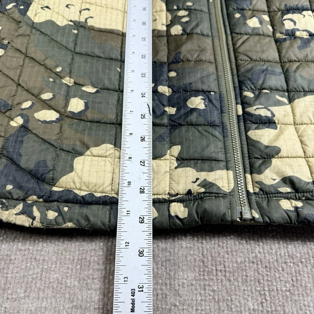 The North Face Mens XL ThermoBall Camo Vest Lightweight Puffer Full Zip